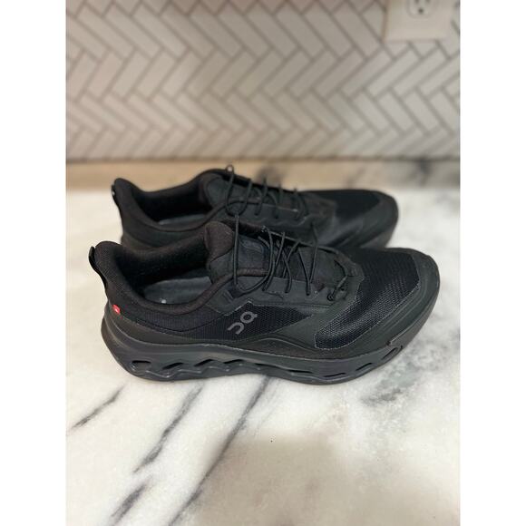 On Running Waterproof Trail Shoes Black Mens US 9 EU 42.5 Like New